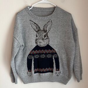 Lovely Girl Kids Girls Novelty Peter Rabbit Sweater fair isle sweater size 12/14